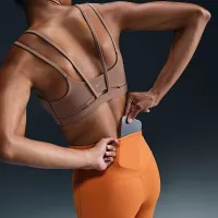Nike Zenvy жіноча З високою талією Flaколір червоний лосіни Orange