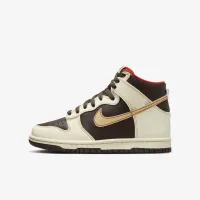 Nike Dunk High Big Kids' обовь Brown