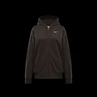 Nike Sportswear женская оверсайз Jersey Full-Zip Толстовка с капюшоном цвет коричневый