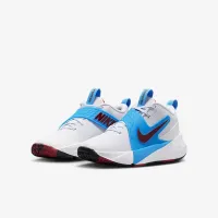 Nike Team Hustle D 12 Big дитячі баскетбольні Кросівки колір білий
