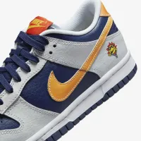Nike Dunk Low Big детские Кроссовки цвет серый