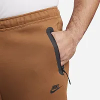 Nike Sportswear Tech Fleece чоловічі Open-Hem Sweatpants колір коричневий