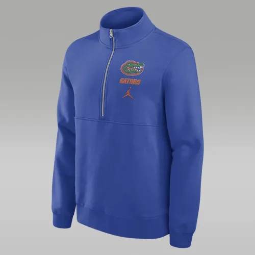 Nike Florida Gators Primetime Club чоловічі Jordan College 1/2-Zip Crew блакитний