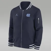 North Carolina Tar Heels Sideline мужские Nike College Full-Zip Bomber Куртка синий