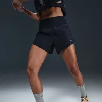 Nike Trail женская Dri-FIT Brief-Lined Running шорты цвет черный