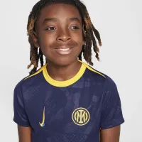 Inter Milan Academy Pro Third Big детские Nike Dri-FIT Soccer Pre-Match Top синий