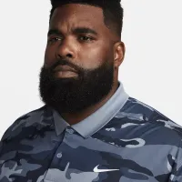 Nike Dri-FIT Victory+ чоловічі Camo для гольфу Polo блакитний