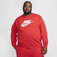 Nike Sportswear Club Fleece мужские Graphic Crew цвет красный