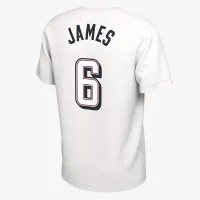 LeBron James USA мужские Nike баскетбольные футболка цвет белый
