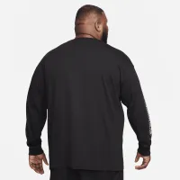 Nike Max90 чоловічі Long-Sleeve баскетбольні футболка колір чорний