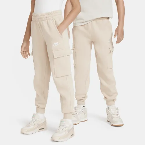 Nike Sportswear Club Fleece Big детские Cargo Pants цвет коричневый