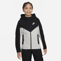 Nike Sportswear Tech Fleece Big детские (для мальчиков) Full-Zip Толстовка с капюшоном цвет серый