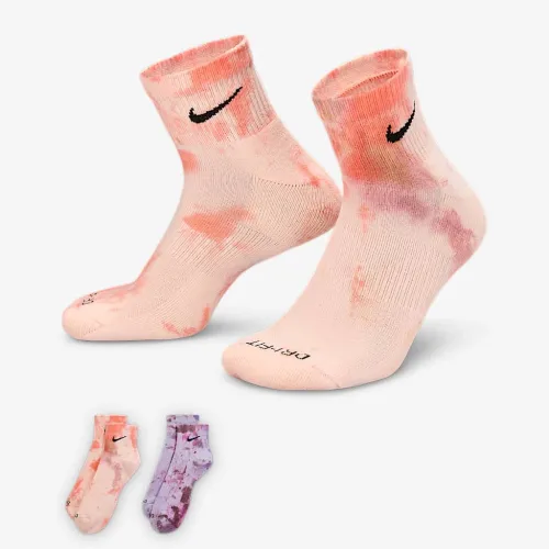 Nike Everyday Cushioned Ankle шкарпетки (2 пар) різнокольорові