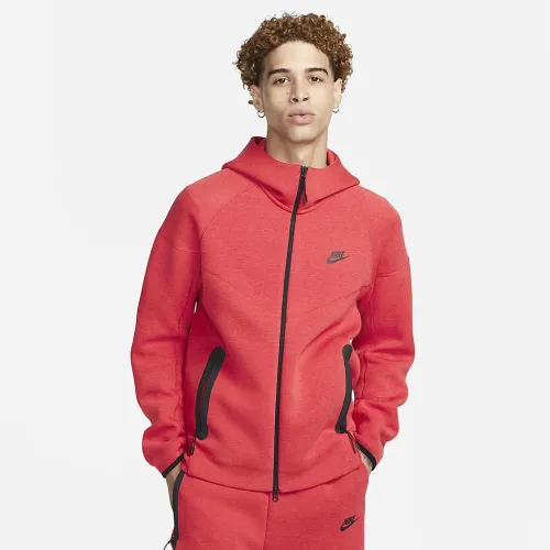 Nike Sportswear Tech Fleece Windrunner чоловічі Full-Zip Толстовка з капюшоном колір червоний