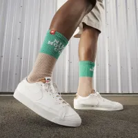 Nike Blazer Low '77 Premium мужские Кроссовки цвет серый