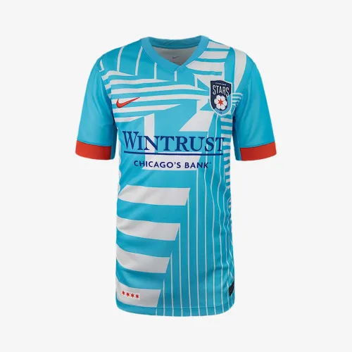 Chicago цвет красный Stars 2025 Stadium Home Big детские Nike Dri-FIT NWSL Replica Jersey синий