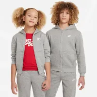 Nike Sportswear Club Fleece Big дитячі Tracksuit колір сірий