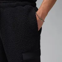 Nike Jordan Flight чоловічі High-Pile Fleece Pants колір чорний