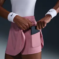 Nike Victory женская Dri-FIT Flouncy Tennis юбка Pink