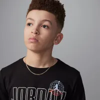 Nike Jordan Big дитячі Roadtrip X-Ray футболка колір чорний