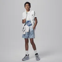 Nike Jordan Mesh Flight Big Kids' Graphic T-Shirt White