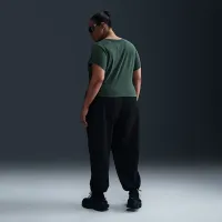 Nike Sportswear Chill Knit жіноча Cropped футболка (великі розміри) колір зелений