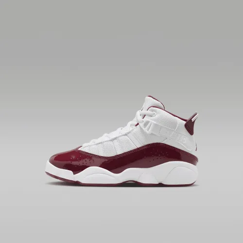 Nike Jordan 6 Rings Little дитячі Кросівки колір білий
