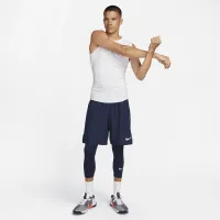 Nike Pro мужские Dri-FIT 3/4-Length Fitness Tights синий