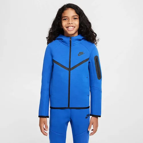Nike Sportswear Tech Fleece Big дитячі Full-Zip Толстовка з капюшоном блакитний