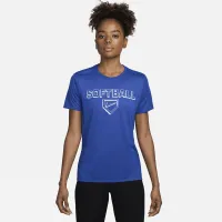 Nike Dri-FIT женская Softball футболка синий