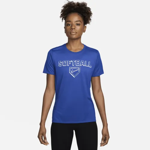 Nike Dri-FIT женская Softball футболка синий