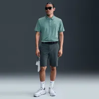 Nike Tour чоловічі Dri-FIT Heatheколір червоний для гольфу Polo колір зелений