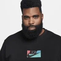 Nike Club Fleece мужские Crew цвет черный