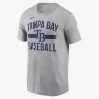 Tampa Bay Rays Arched чоловічі Nike MLB футболка колір сірий