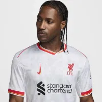 Liverpool FC 2024/25 Stadium Third мужские Nike Dri-FIT Soccer Replica Jersey цвет белый