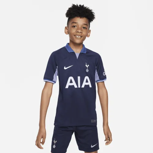 Tottenham Hotspur 2023/24 Stadium Away Big дитячі Nike Dri-FIT Soccer Jersey блакитний