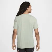 Nike мужские Dri-FIT Running футболка цвет зеленый