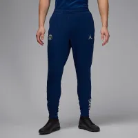 Nike Paris Saint-Germain Strike Fourth мужские Jordan Dri-FIT Soccer Knit Pants синий