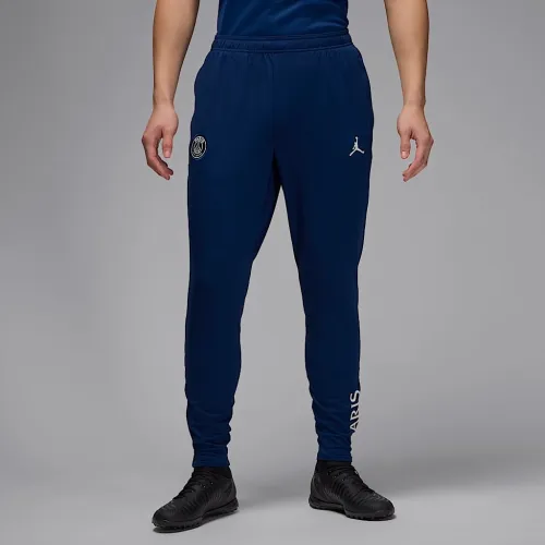 Nike Paris Saint-Germain Strike Fourth мужские Jordan Dri-FIT Soccer Knit Pants синий