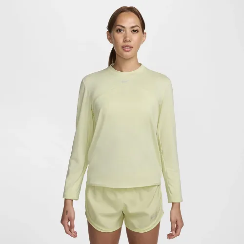 Nike Dri-FIT Swift Element UV женская Crew-Neck Running Top Yellow