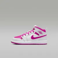 Nike Jordan 1 Mid Little дитячі Кросівки колір сірий