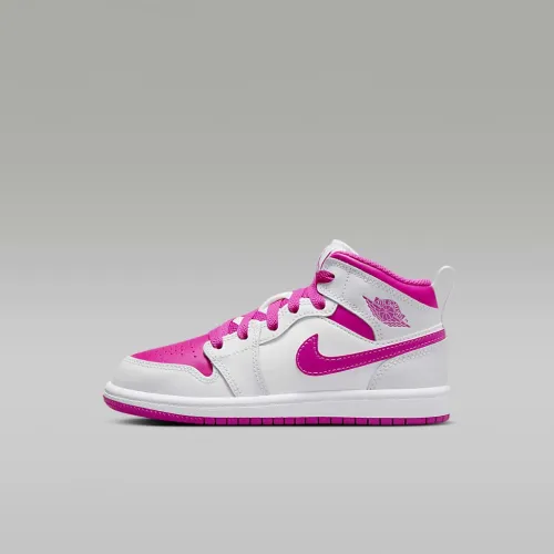 Nike Jordan 1 Mid Little дитячі Кросівки колір сірий