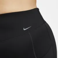 Nike Go женская Firm-Support С высокой Талией Full-Length лосины с карманами(большие размеры) цвет черный