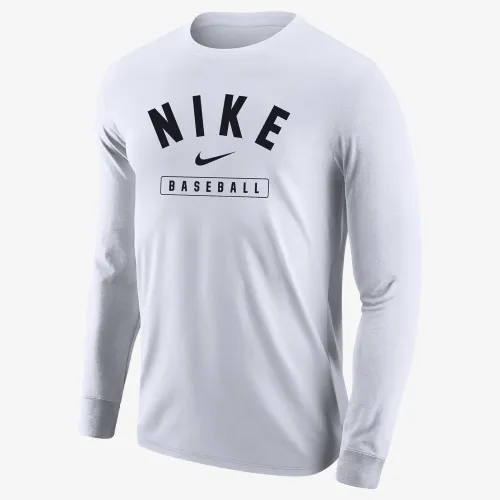 Nike Baseball чоловічі Long-Sleeve футболка колір білий