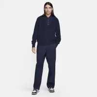 Nike Life мужские Long-Sleeve Military Henley Sweater синий