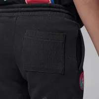 Nike Jordan MJ Moto Little дитячі Fleece шорти колір чорний