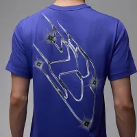 Nike Jordan Sport мужские Dri-FIT футболка цвет фиолетовый