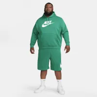 Nike Sportswear Club Fleece мужские Graphic Pullover Толстовка с капюшоном цвет зеленый