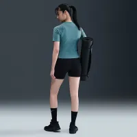 Nike Zenvy Rib жіноча Dri-FIT Short-Sleeve Top блакитний