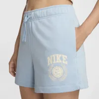 Nike Sportswear Club Fleece женская Mid-Rise Graphic шорты синий